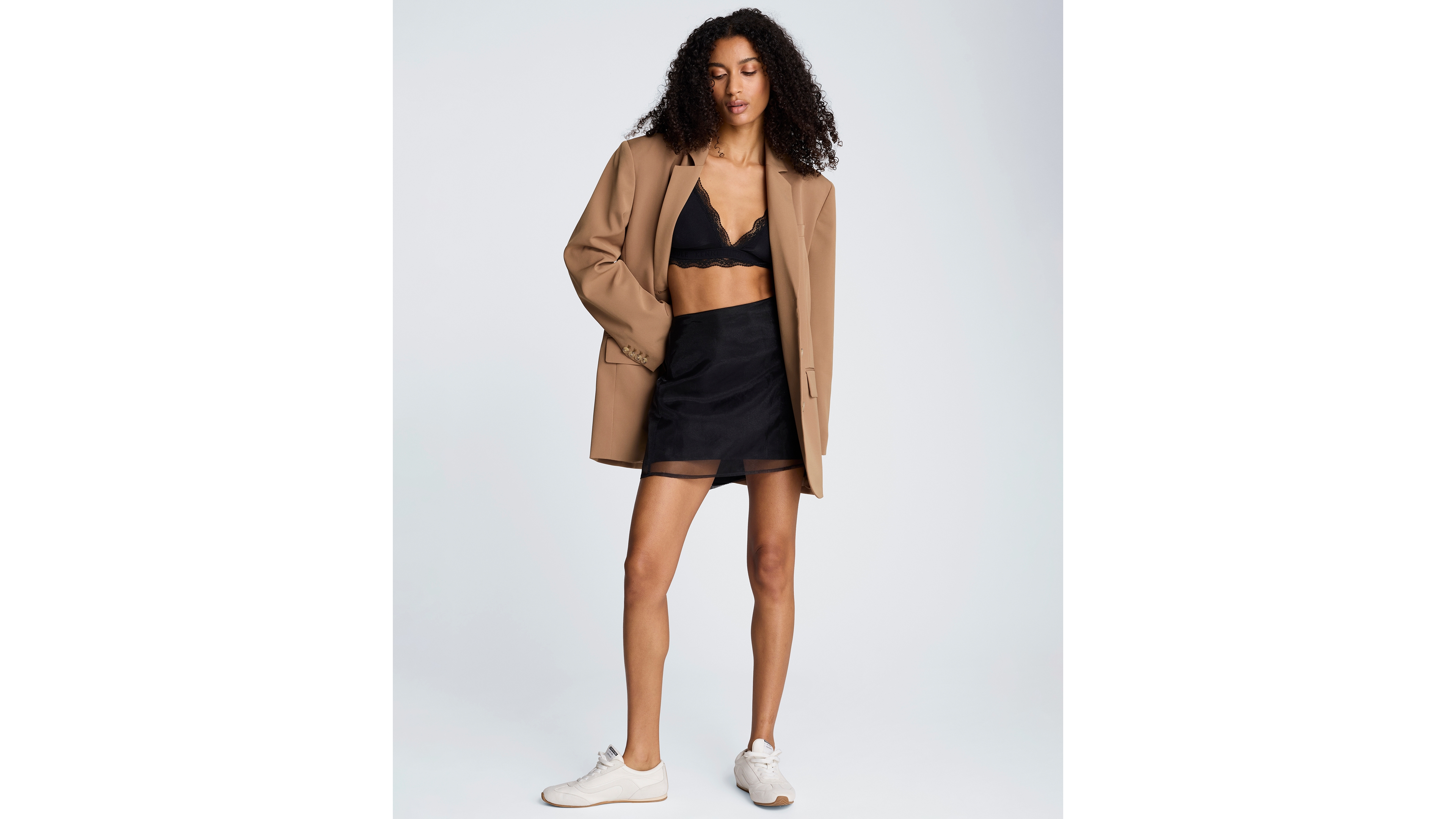 Kenneth Cole Women's Sheer Mini Skirt