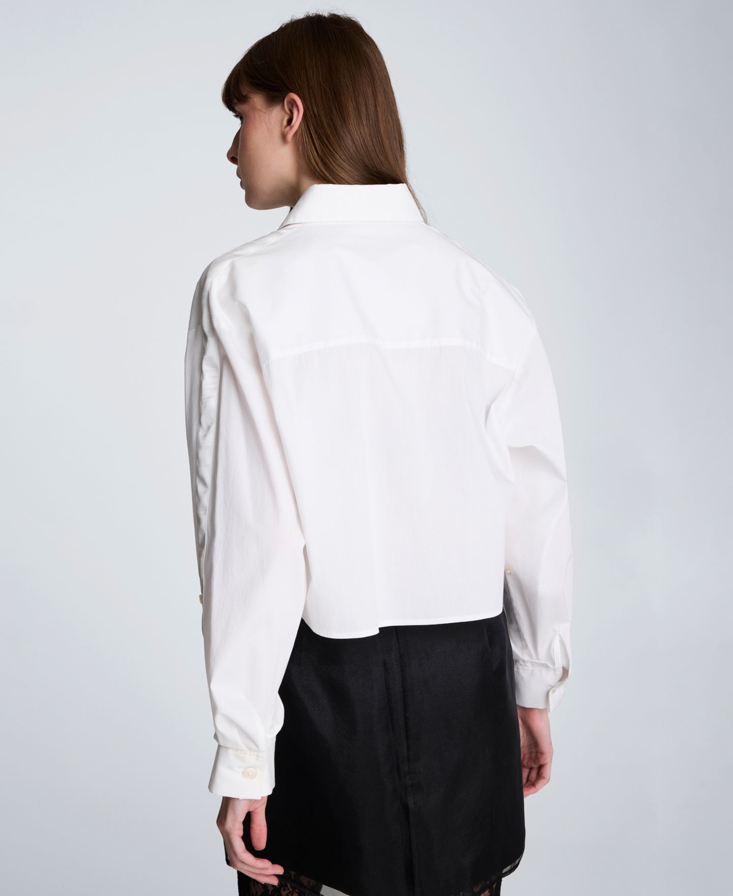 Женский топ Kenneth Cole Poplin Button-Front, цвет: Чистый белый — фото 9