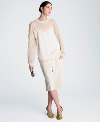 Women's Lace Trim V-Neck Camisole Top