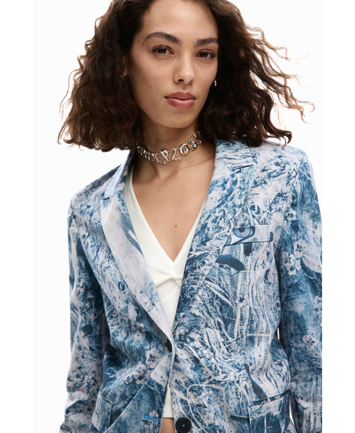 Desigual Women's Photography blazer