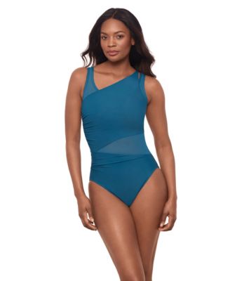 Illusionist Azura Allover-Slimming One-Piece Swimsuit