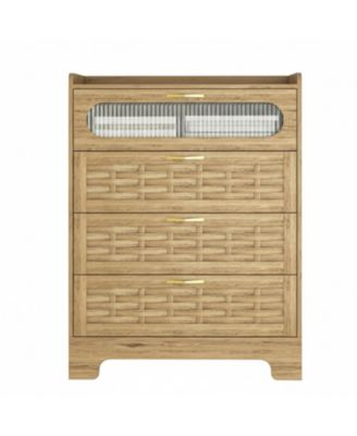4 Drawer Dresser - Modern Chest of Drawers for Versatile Storage