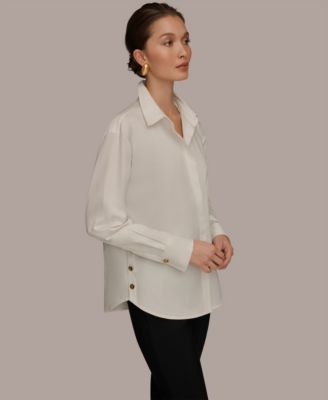 Women's Long-Sleeve Button-Up Shirt