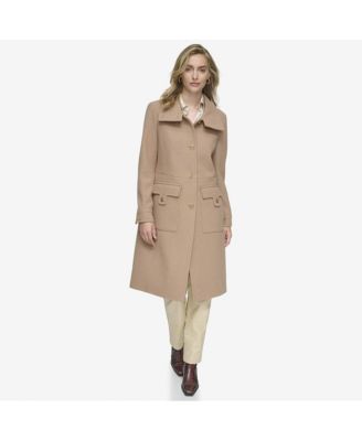 Women's Almedia Sb Wool Twill Coat With Back Belt
