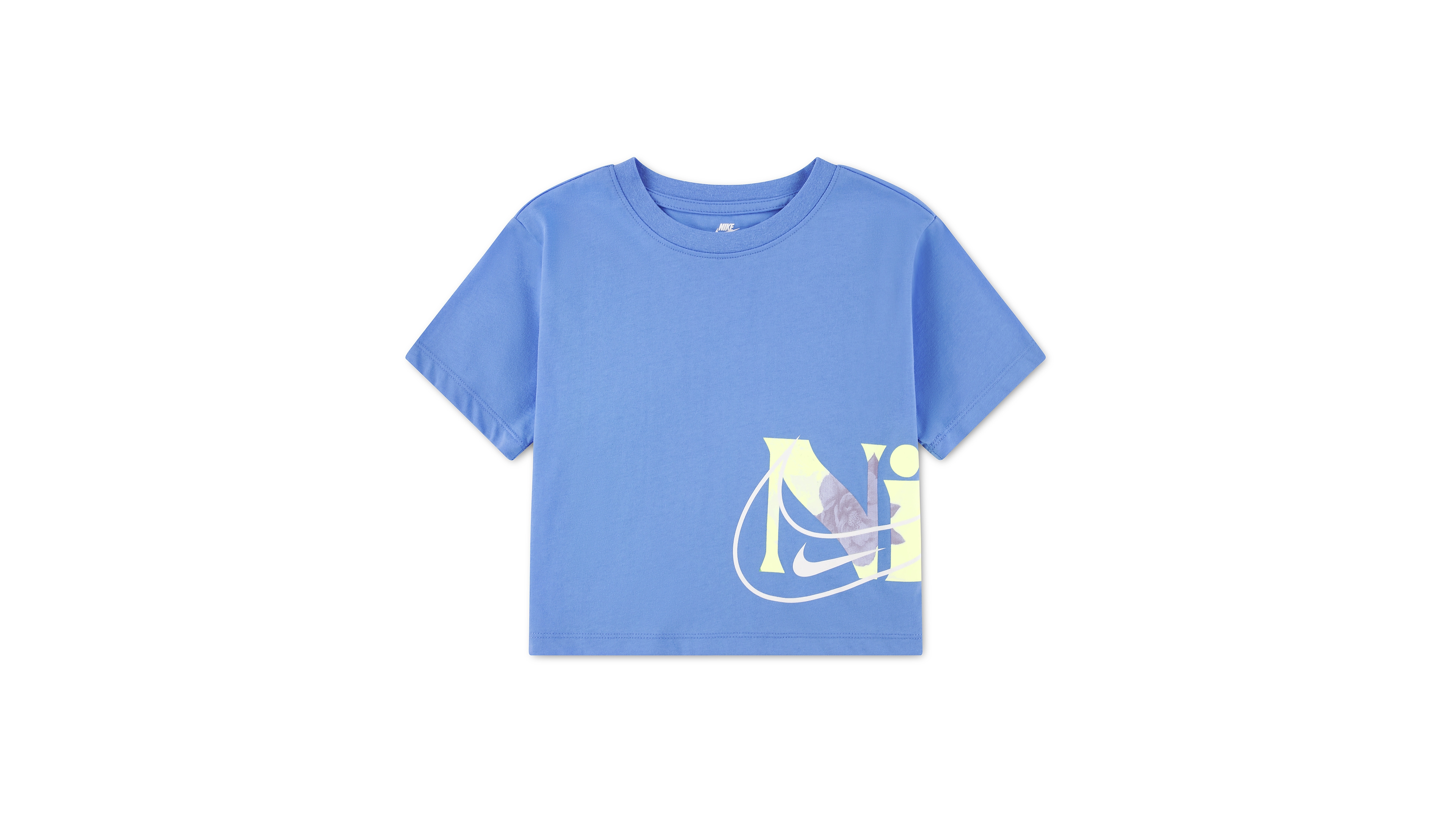 Nike Girls' 4-6X Move With Nature Boxy Crewneck T-Shirt