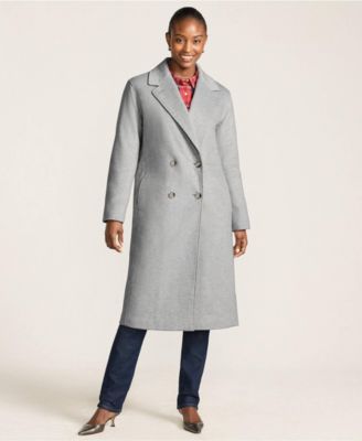 Women's Insulated Double Breasted Wool Coat