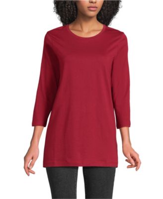Women's 3/4 Sleeve Cotton Supima Tunic