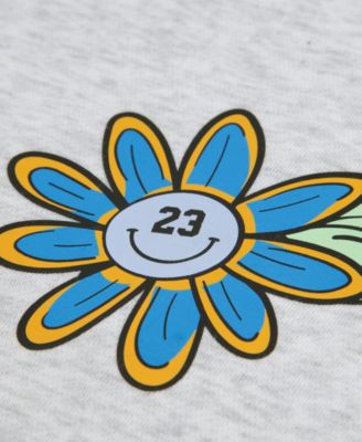 Girls' 7-16 Floral Flight Long-Sleeve Hoodie