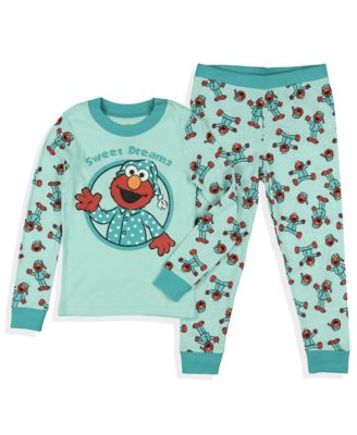 Toddler Boys Elmo Pajamas Sweet Dreams 2PC Tight-Fit Lounge Sleep Set