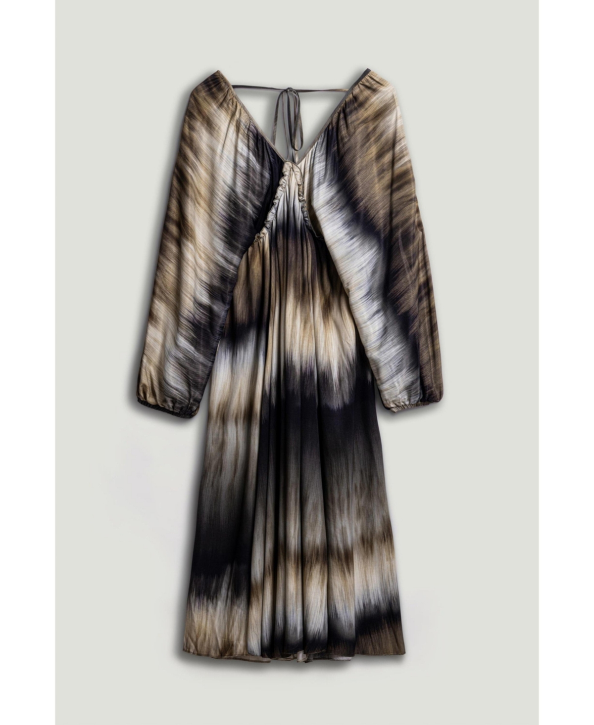 Nocturne Women's Tie-Back Batik Print Maxi Dress