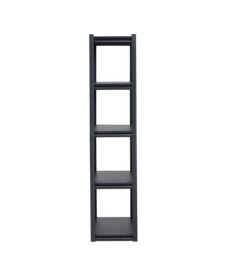5-Tier Storage Shelves, 2000-Lb Capacity, 16"D x 32"W x 72"H, Adjustable Metal Utility Rack, Black