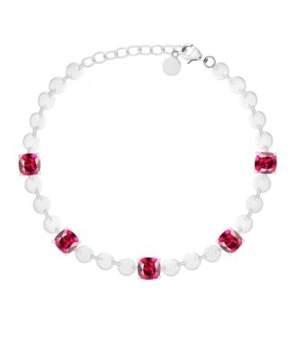 Lab Grown Emerald (4-1/5 ct. t.w.) Bracelet in Sterling Silver (Also Available in Ruby)