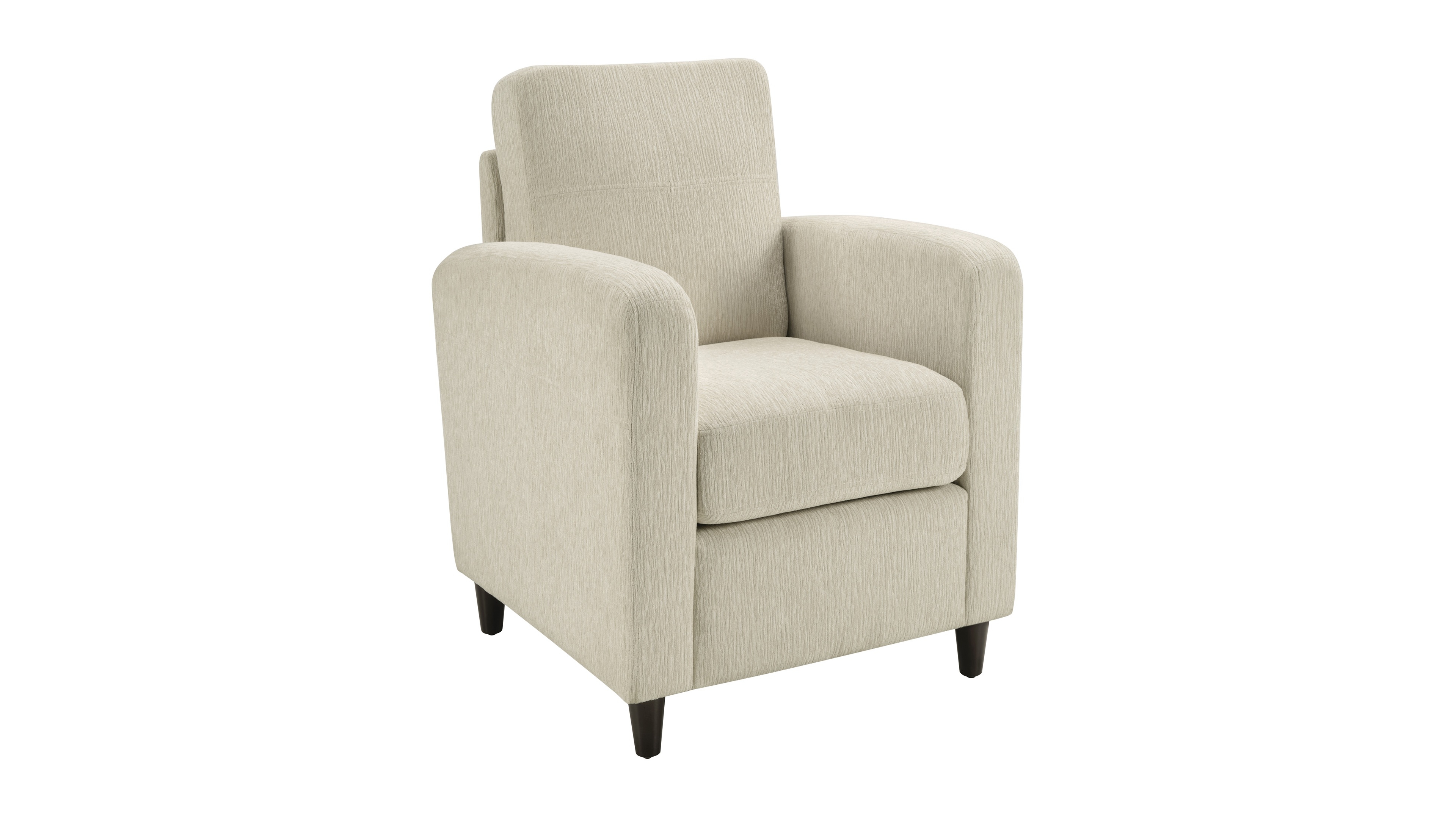 Osp Home Furnishings 34" Wood Venus Club Chair with Medium Espresso Legs
