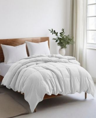 All Season Ultra Soft Goose Down Fiber Comforter, Full/Queen