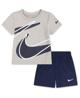 Boys, Toddler 2T-4T Dri-FIT Dropset T-Shirt and Shorts, 2-Piece Set 