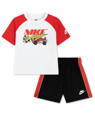 Boys' Toddler 2T-4T Victory Lap Crewneck T-Shirt and Shorts, 2-Piece Set