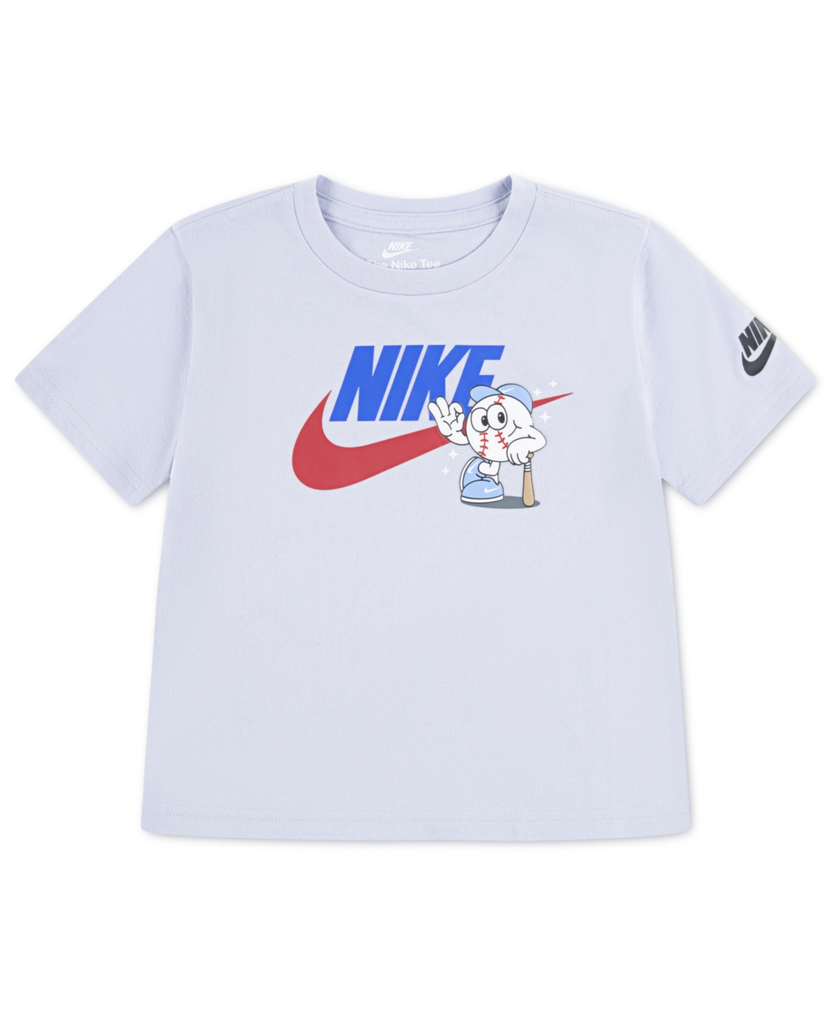 Nike Boys' Toddler 2T-4T Futura Baseball Crewneck T-Shirt