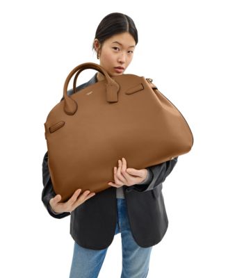 Extra Large Soft Empire Carryall Satchel Bag