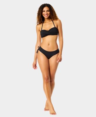 Solid Twist-Front Bikini Top