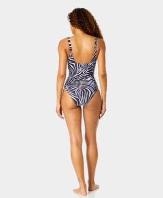 Women's Square-Neck One-Piece Swimsuit