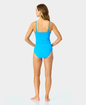 Women's Surplice Underwire Tankini Top