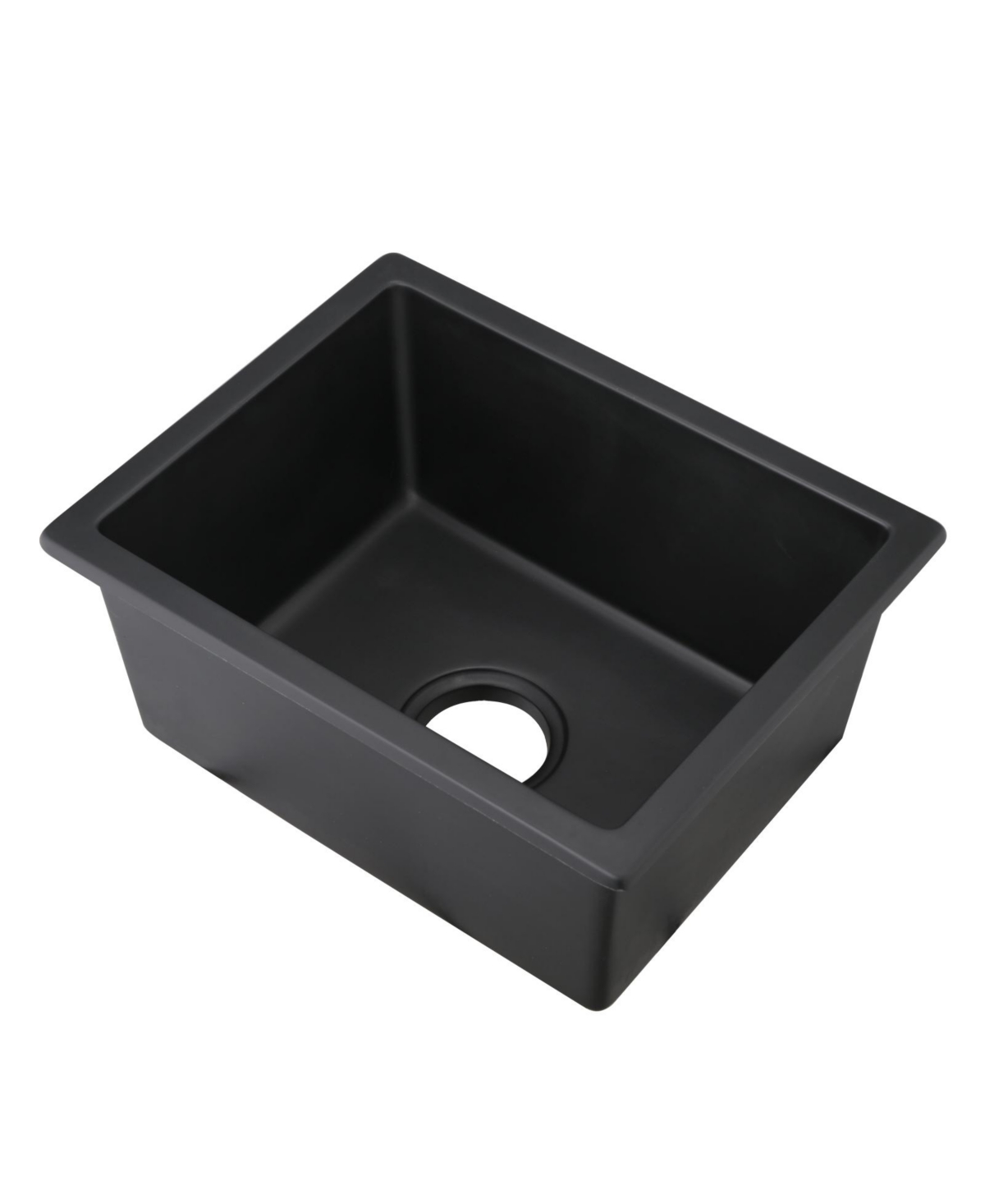 flynama 13.77x17.71inch Quartz Undermount Bar Sink with Basket Strainer Heat Stain Resistant