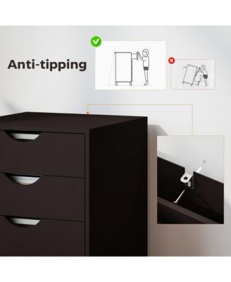 5 Drawer Filing Cabinet Home Office Mobile for Paper, Accessories