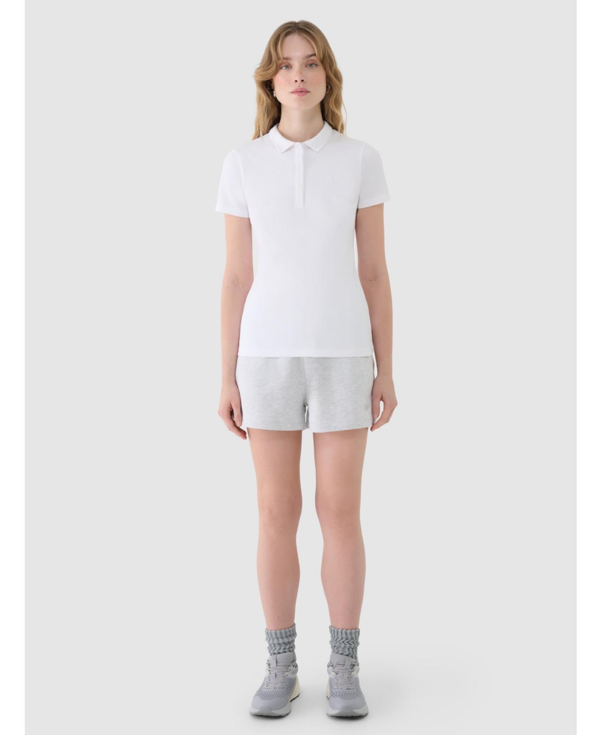 4F Women's slim polo shirt