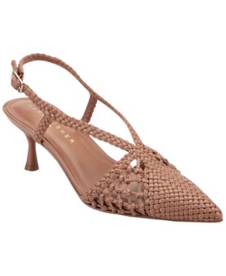 Women's Reagan Woven Slingback Pumps