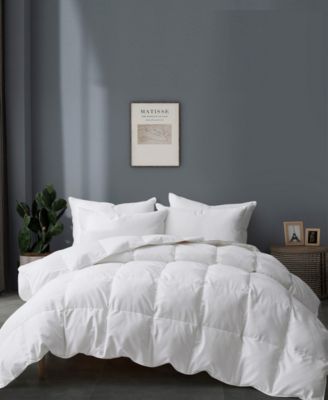 Medium Warmth Goose Down Feather Comforter, Twin
