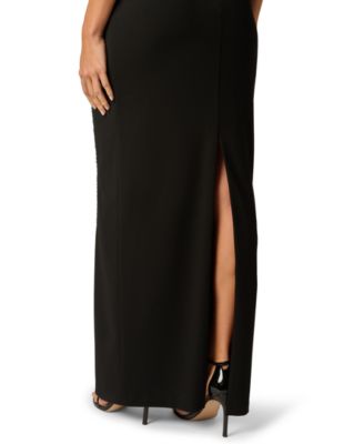 Women's Knit Strapless Ball Gown