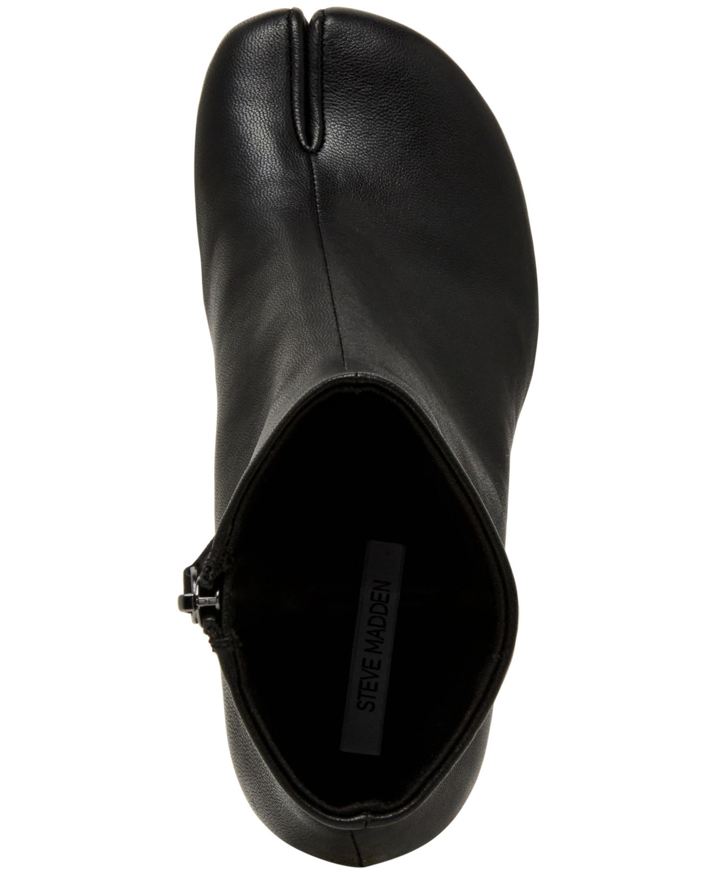 Женские ботинки Steve Madden Caro Split-Toe Cylinder Heel Booties, цвет: Чёрный — фото 4