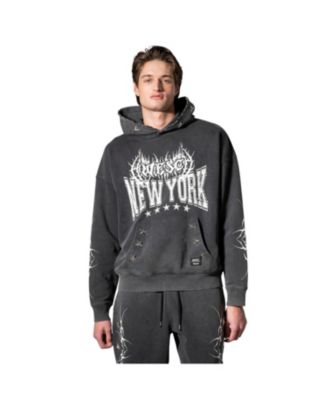 Men's Dropped Shoulder Hoodie Gothic