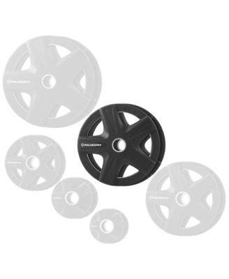 Philosophy Rubber Coated Olympic Grip Weight Plate 35 LB - 2-inch Olympic Plate for Weightlifting, Set of 2 Plates