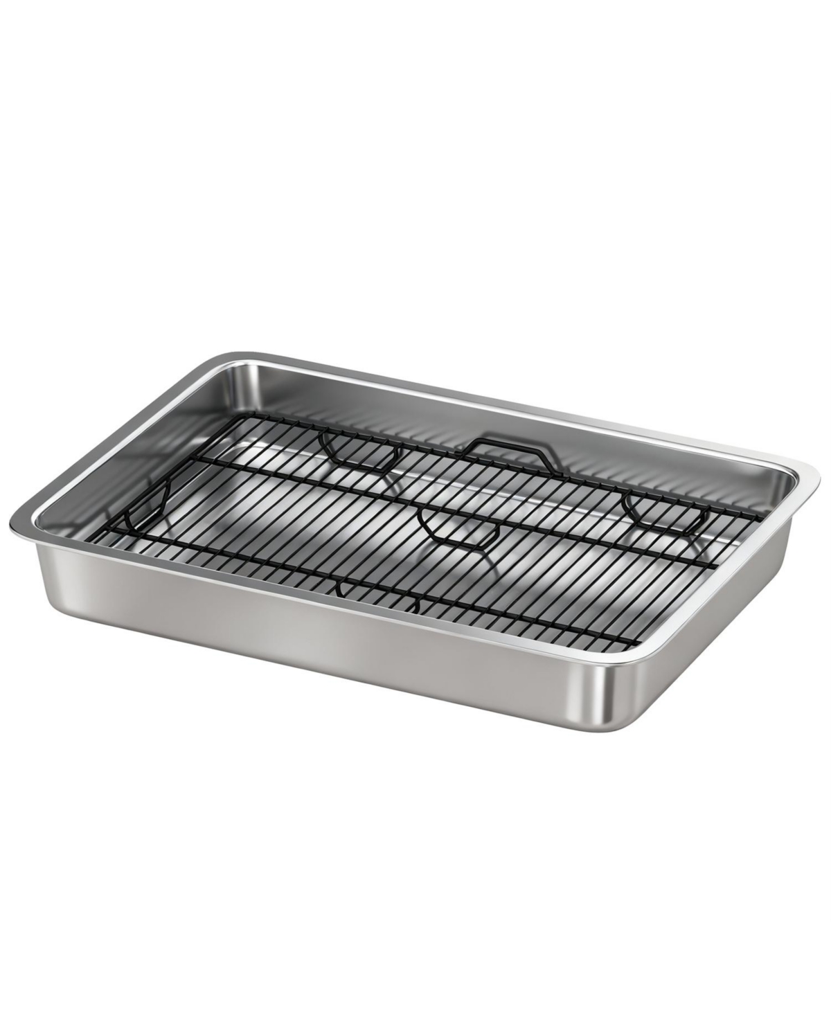 Aostirmotor 27.6 in. heavy-duty stainless steel Dog Potty Tray in Silver