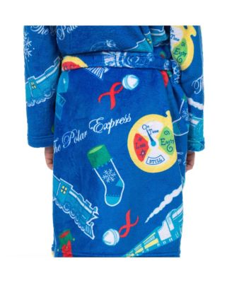 Boys The Robe Christmas Movie Holiday Plush Hooded Bathrobe