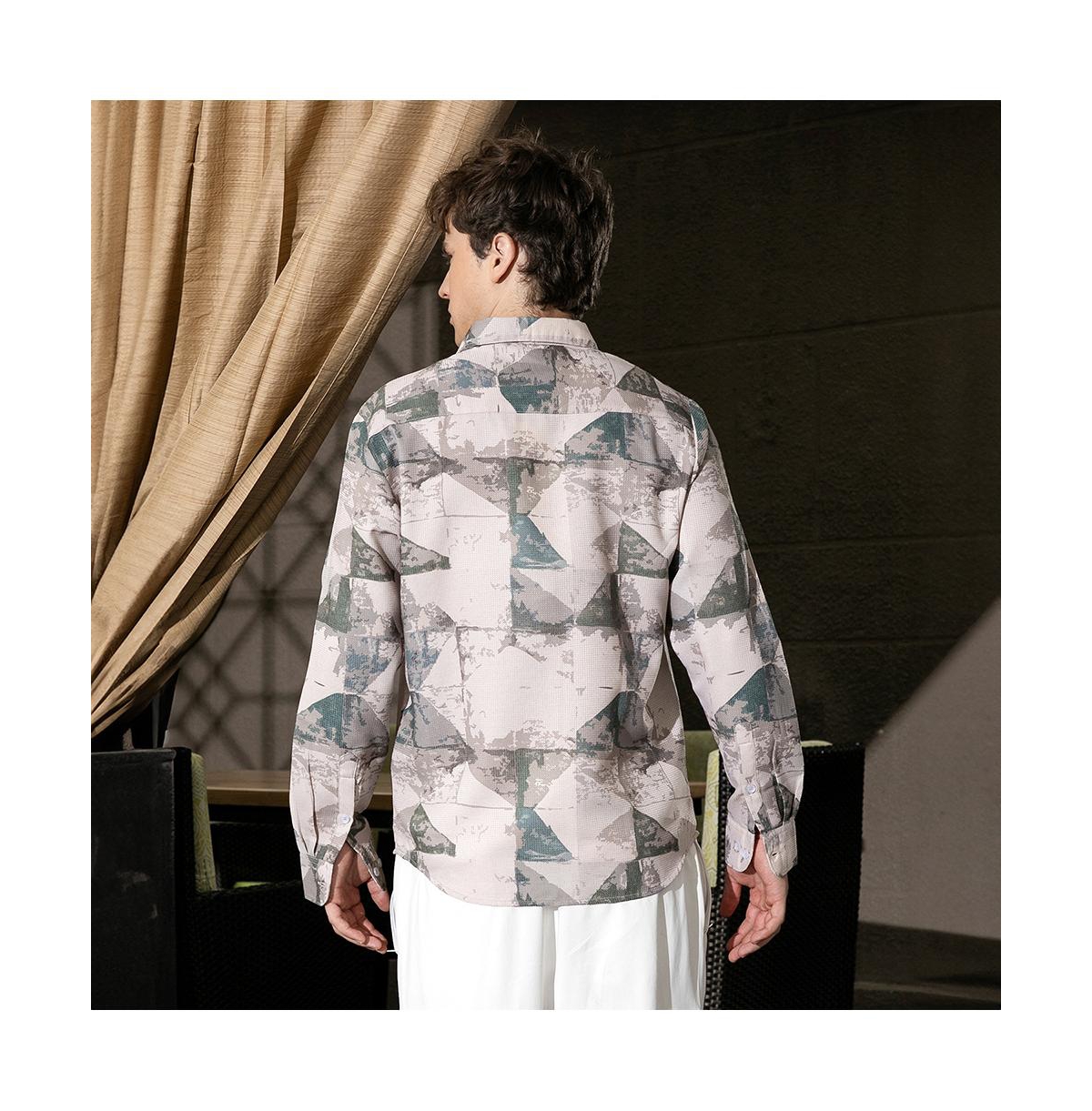 Campus Sutra Men's Faded Alps Shirt