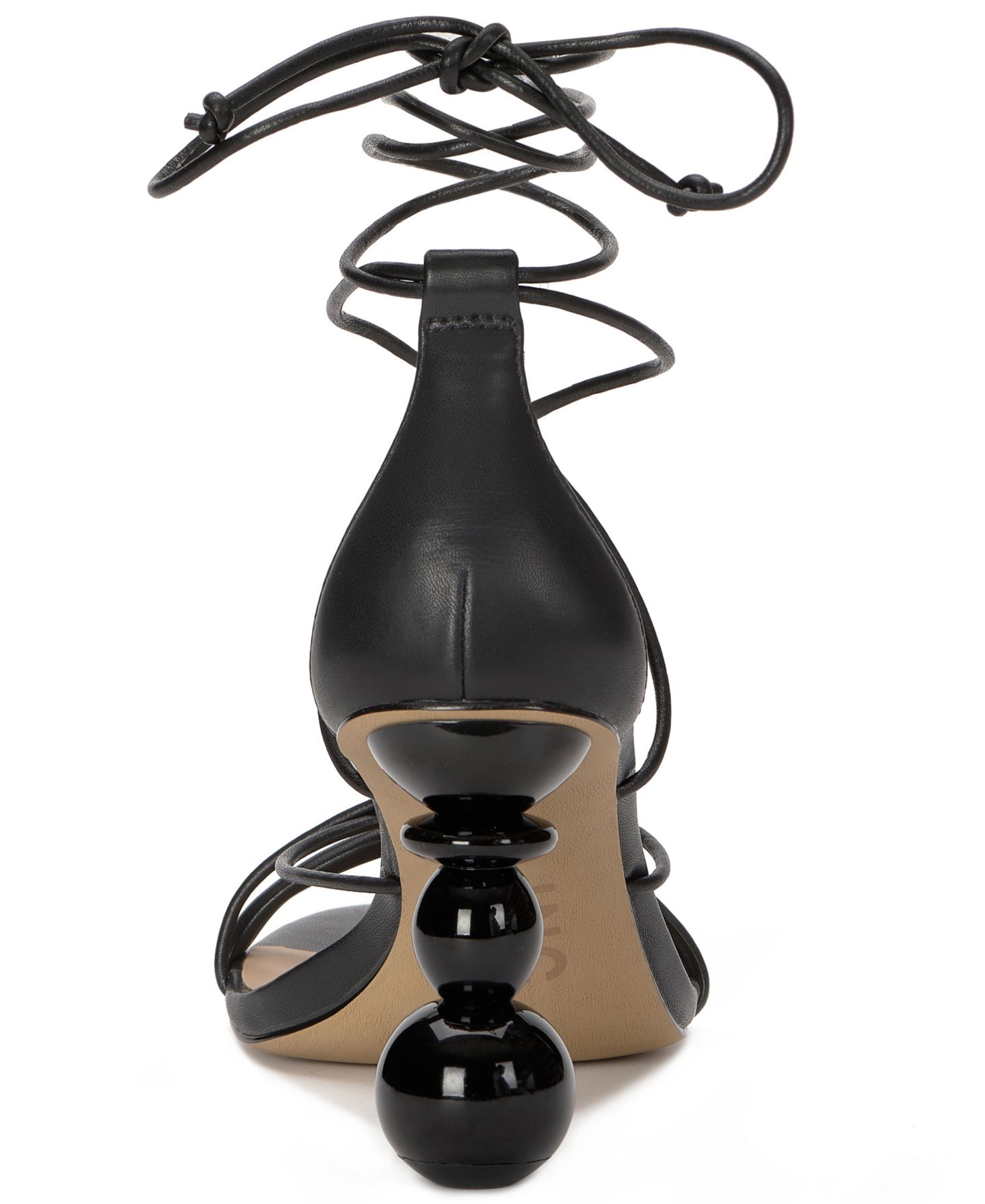 Женские сандалии I.N.C. International Concepts Anders Lace-Up Ball Heel, цвет: Чёрный — фото 3