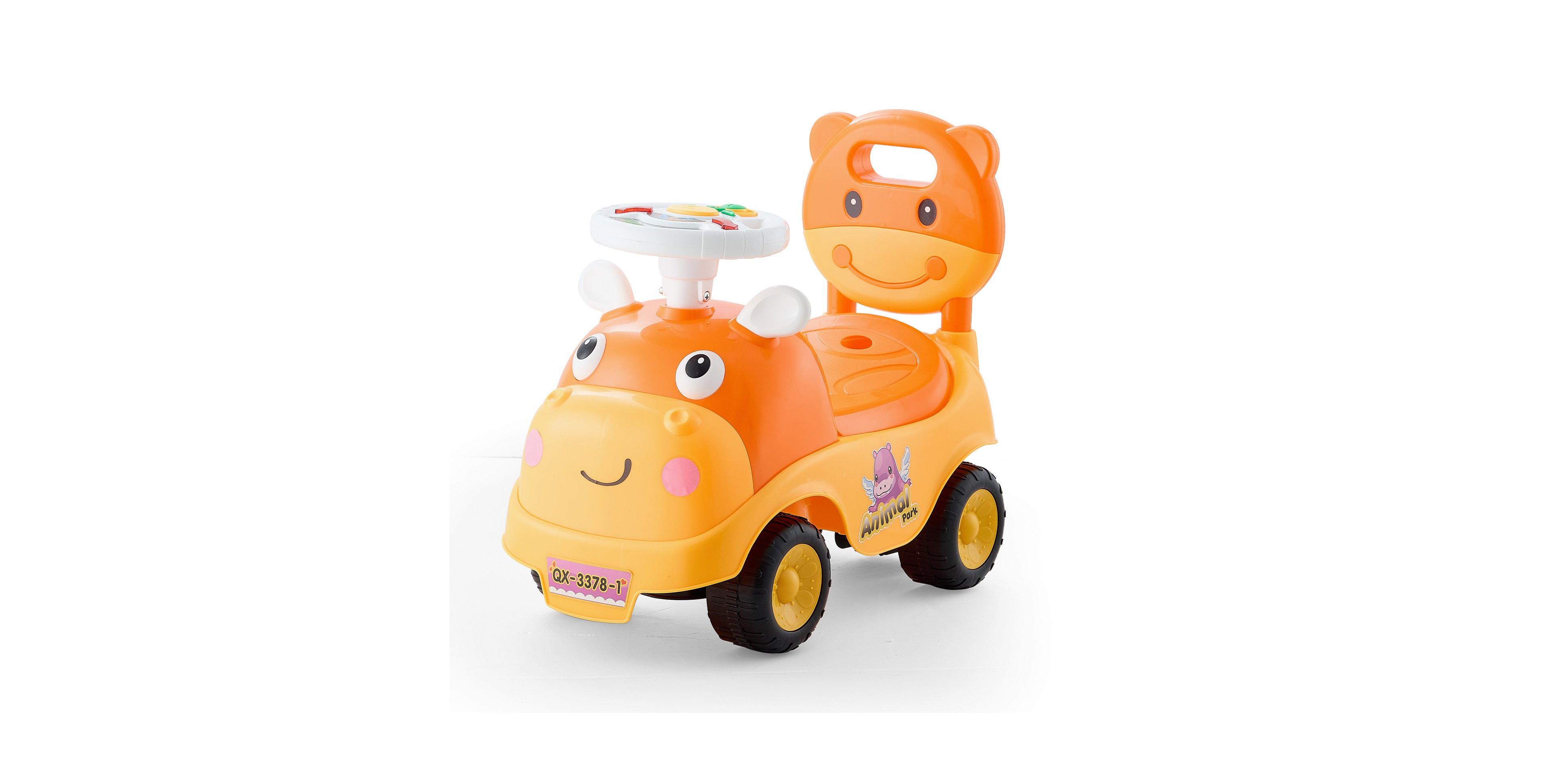Mecale Ride On Toddler Push Car with Horn, Music and Storage, Ages 19-36 Months