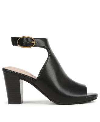 Women's Olliee Peep Toe Block Heel Shooties