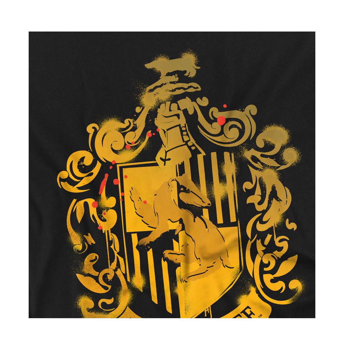 Harry Potter Men's Hufflepuff Stencil T Shirt