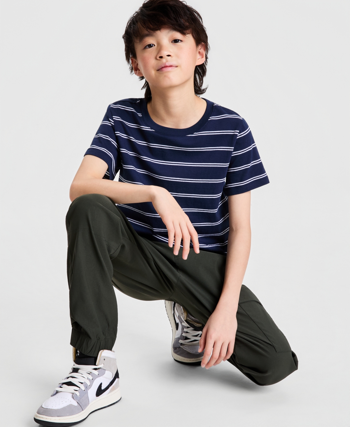 Epic Threads Boys' Xs-xl Double Stripe T-Shirt, Macy's Exclusive
