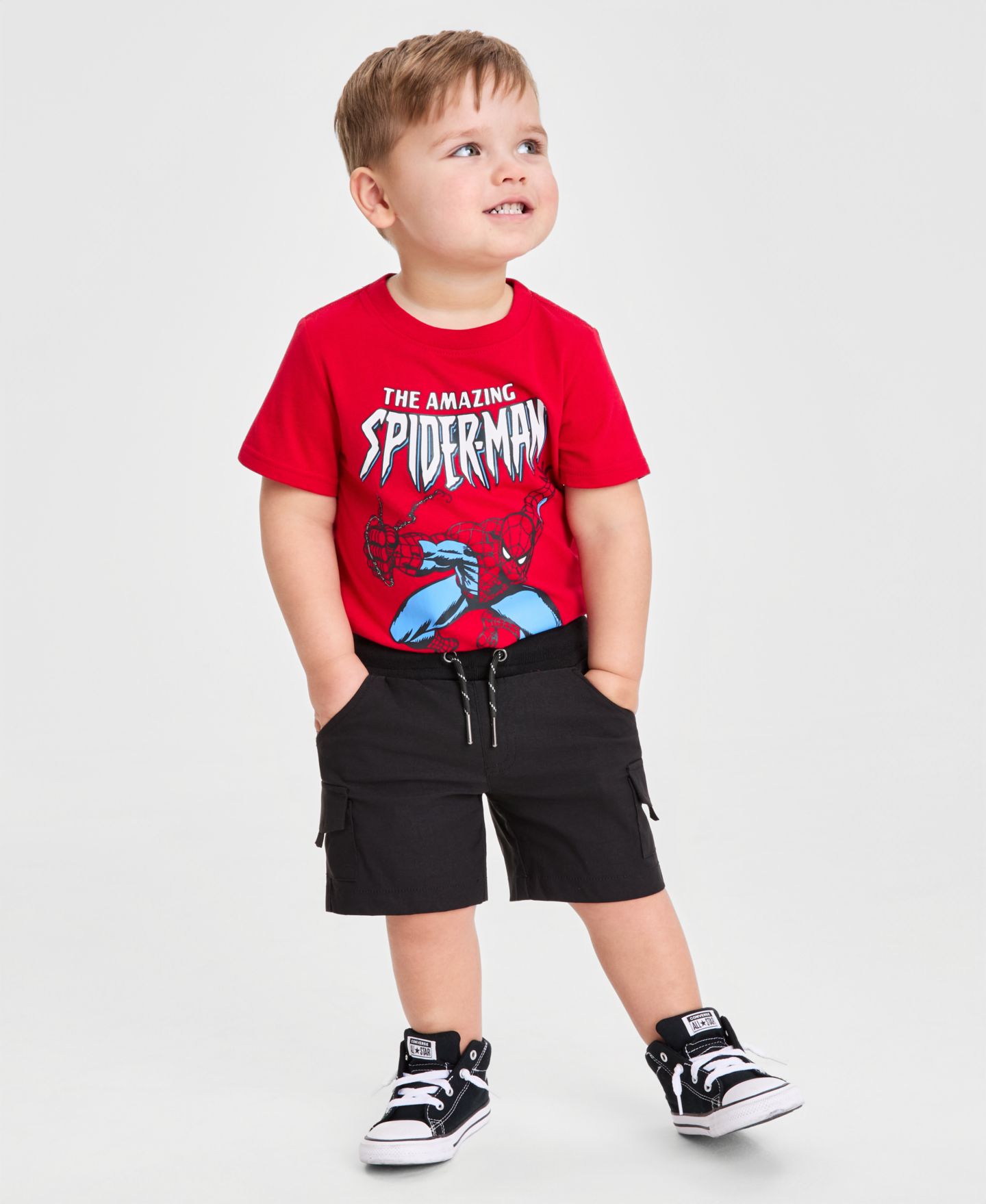 Футболка Epic Threads The Amazing Spider-Man T-Shirt для мальчиков-малышей, цвет: Вишнёвый — фото 1