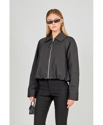 Women's Zip Up Collared Jacket