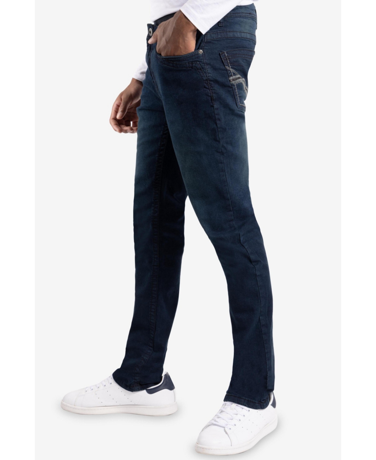 Cultura Men's Saddle Stitch Modern Fit Jeans