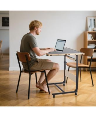 1500-Piece Puzzle Table with Legs 34"x25" Adjustable Height with Drawers