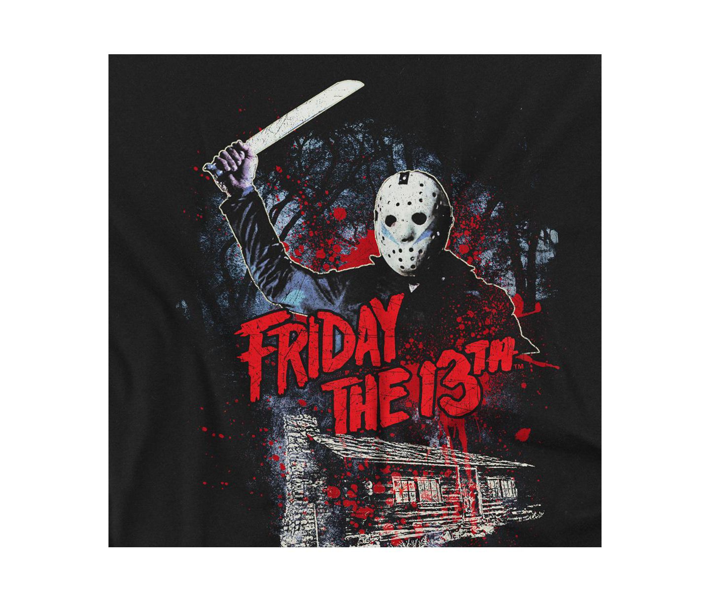 Мужская футболка Friday The 13th Cabin, цвет: Чёрный — фото 3