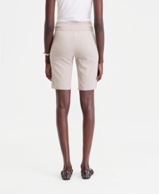 Women's Mid-Rise Pull-On Bermuda Shorts