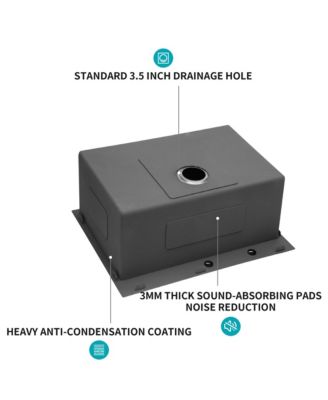 huluwat Undermount Stainless Steel Kitchen Sink