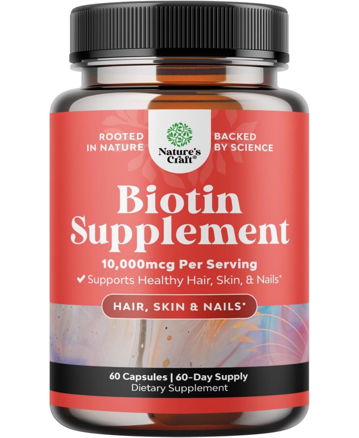 Nature's Craft Biotin Capsules, 60ct